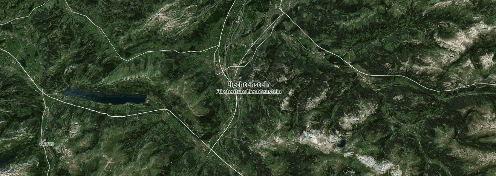 naturalearth openmaptiles maps.black_hybrid-2023_liechtenstein