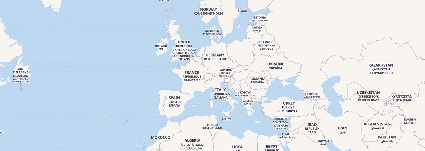 naturalearth openmaptiles openmaptiles bright europe