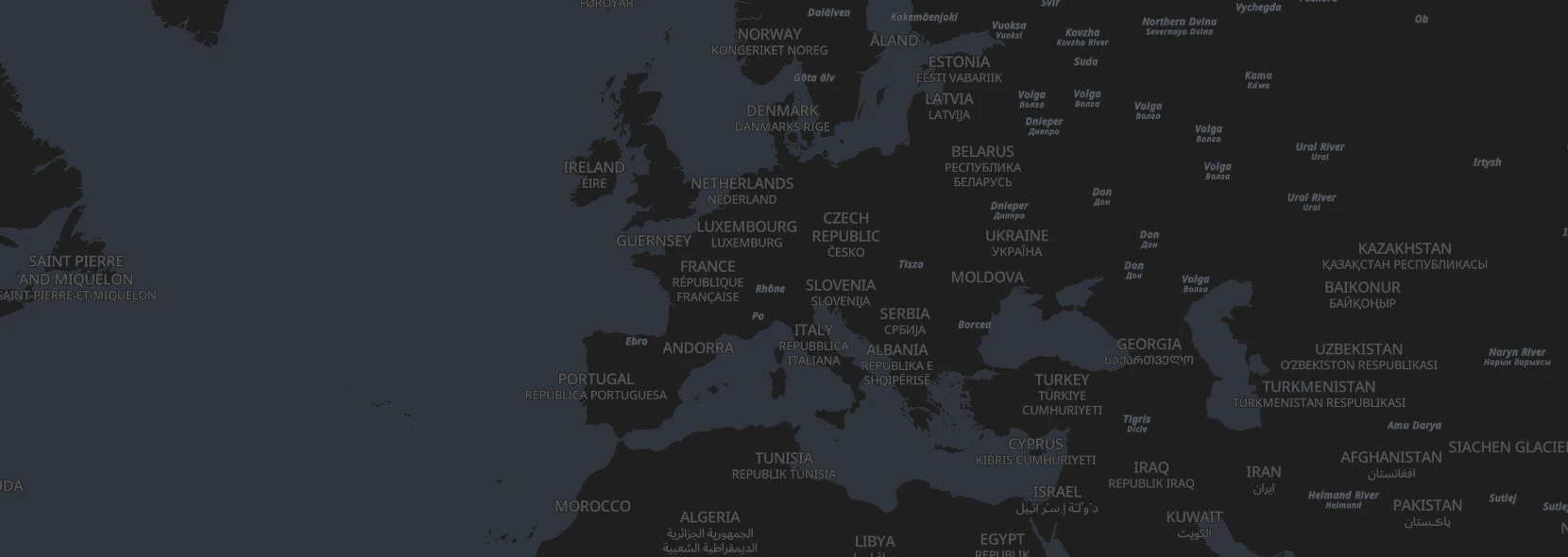 naturalearth protomaps protomaps dark europe