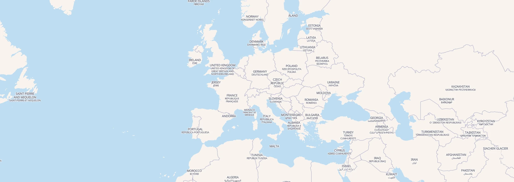 naturalearth shortbread versatiles colorful europe