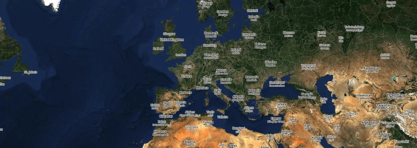 openstreetmap openmaptiles maps.black_hybrid-2023_europe