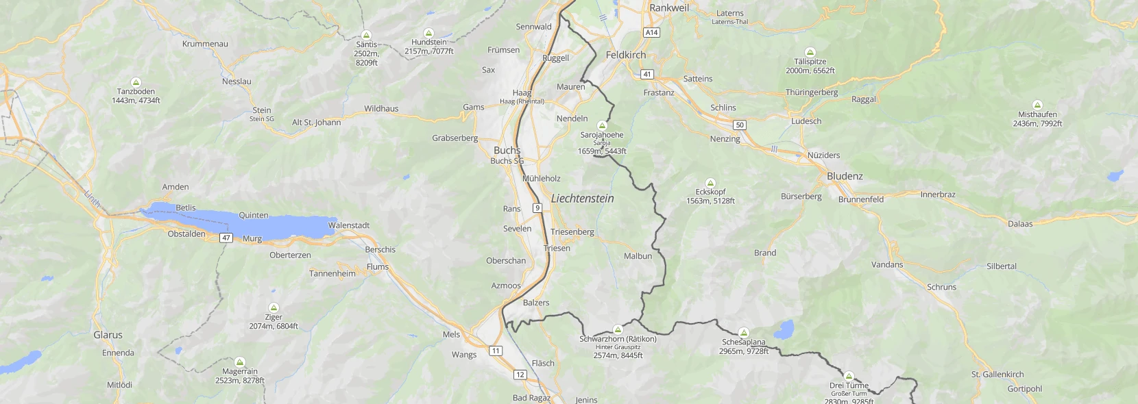 openstreetmap openmaptiles nst-guide_liberty-topo_liechtenstein