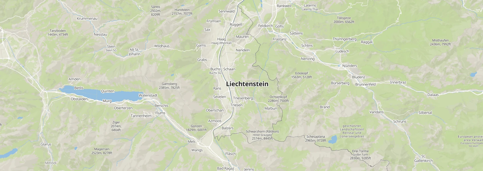 openstreetmap openmaptiles openmaptiles terrain liechtenstein