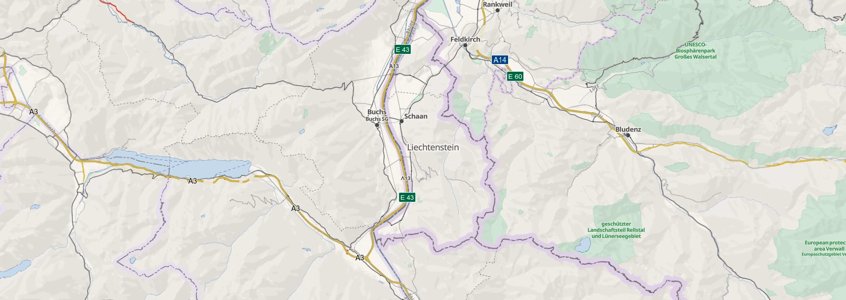 openstreetmap openmaptiles osm-americana_americana_liechtenstein