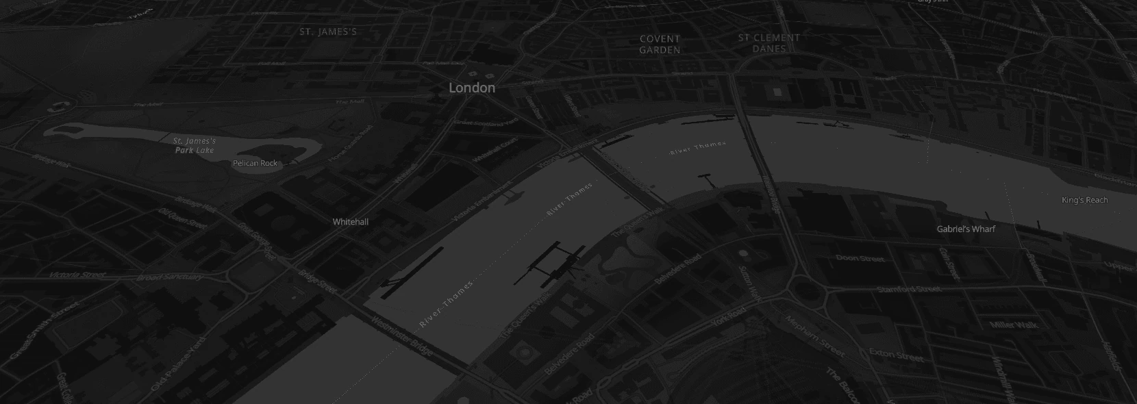openstreetmap protomaps protomaps black london