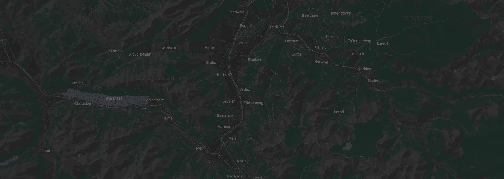 openstreetmap protomaps protomaps dark liechtenstein