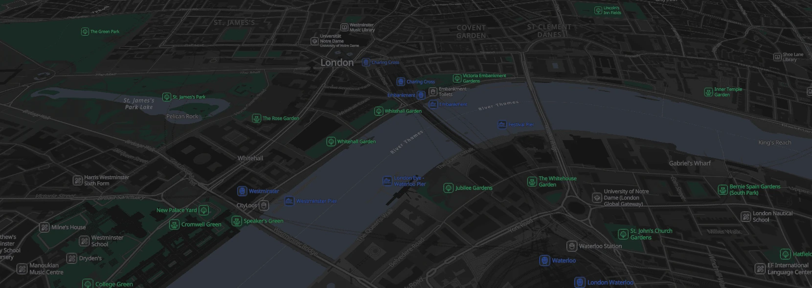 openstreetmap protomaps protomaps dark london
