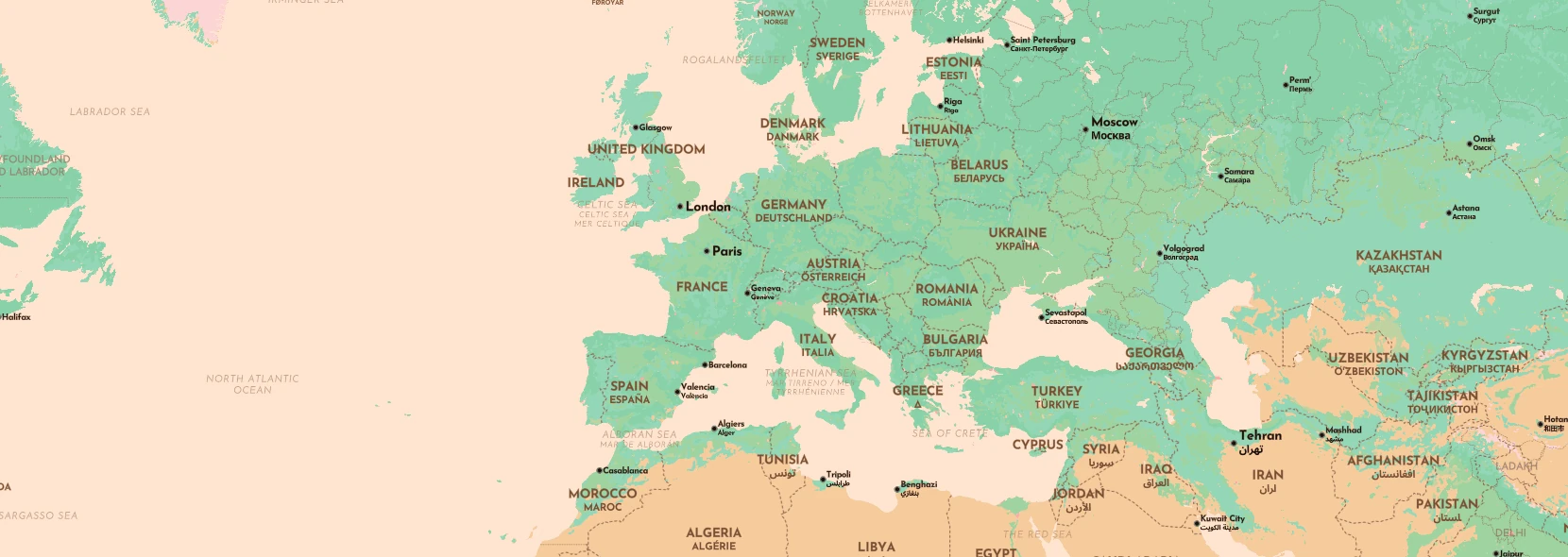 openstreetmap protomaps protomaps dusk rose europe