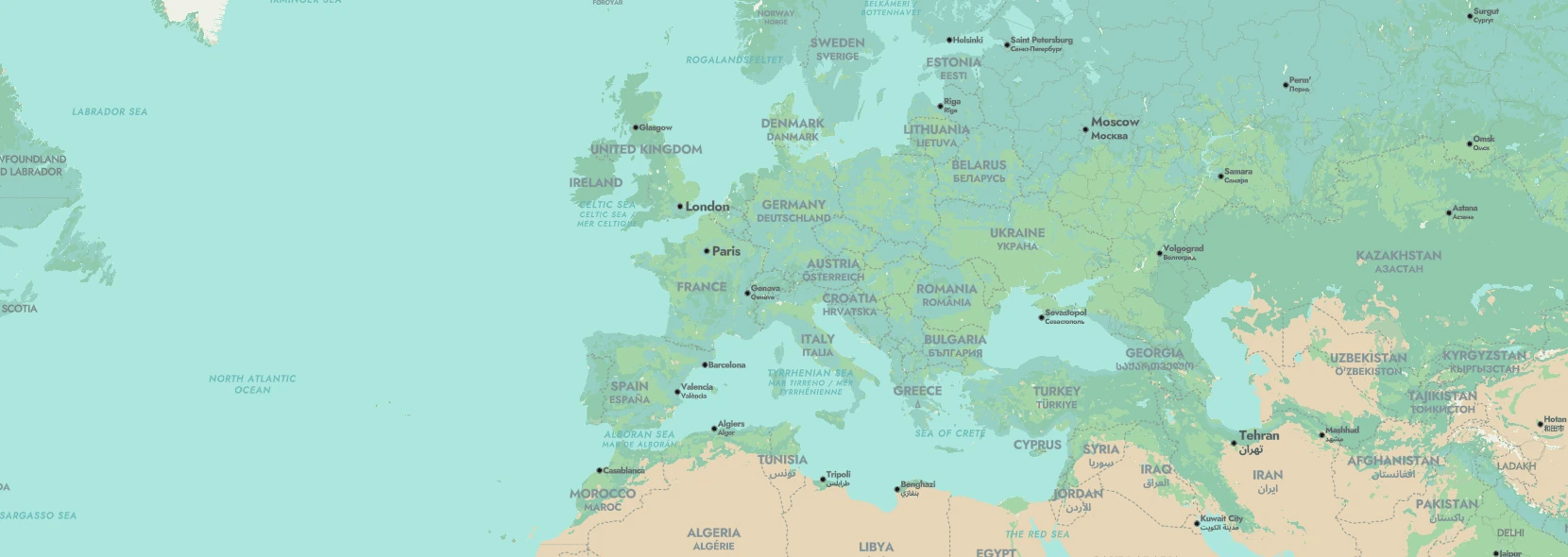 openstreetmap protomaps protomaps seafoam europe