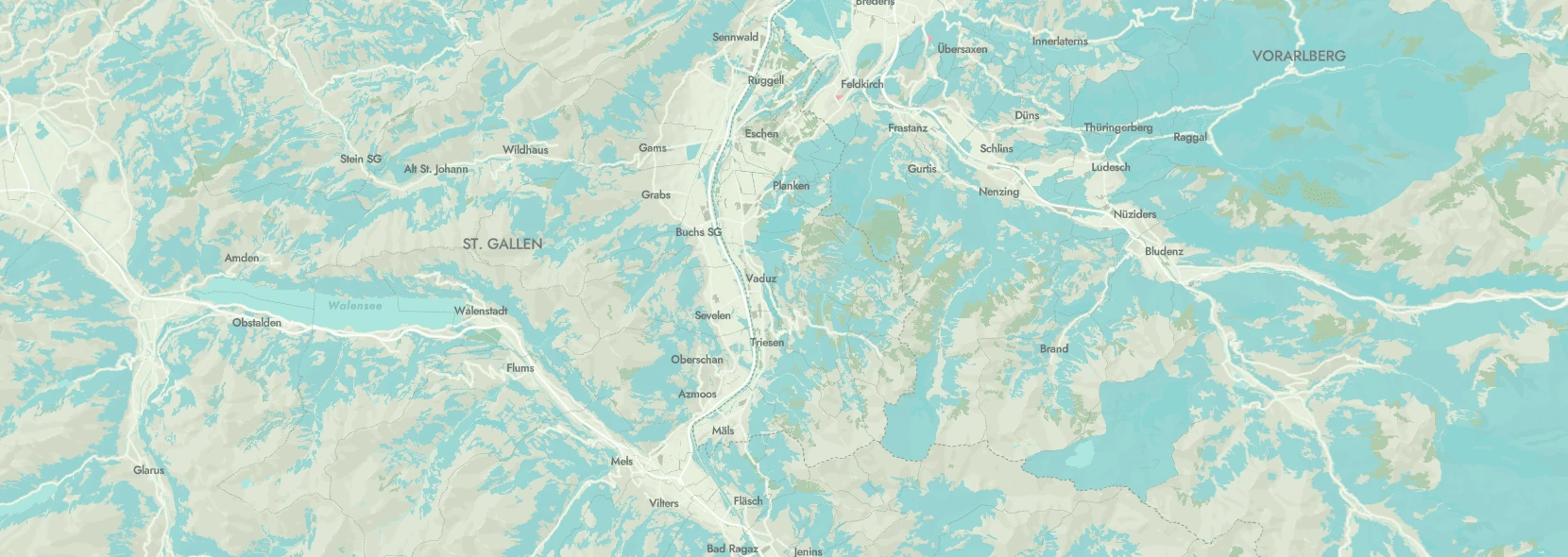 openstreetmap protomaps protomaps seafoam liechtenstein