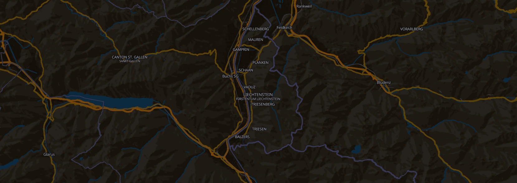 openstreetmap shortbread versatiles eclipse liechtenstein